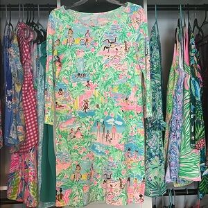 Lilly Pulitzer Marlowe dress NWOT - size medium - let’s get together print